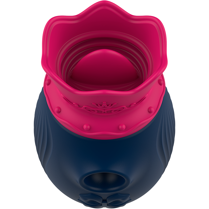 INTENSE - CLITORIS STIMULATOR 10 SUCTION AND LICKING MODES - BLUE - NOCTURNA DESIRES