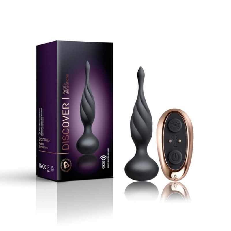 ROCKS-OFF - DISCOVER ANAL STIMULATOR - BLACK - NOCTURNA DESIRES