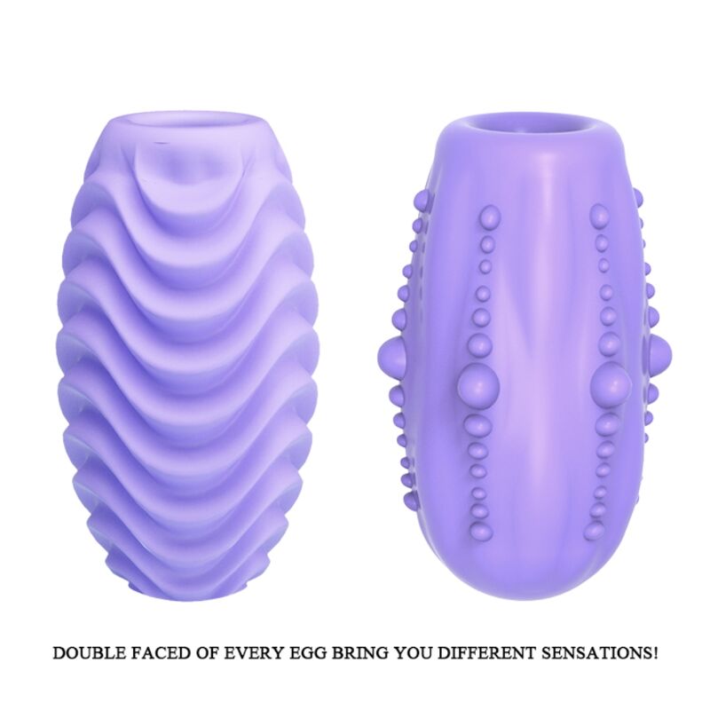 PRETTY LOVE - DOUBLE SIDED LILAC MASTURBATOR EGG - NOCTURNA DESIRES