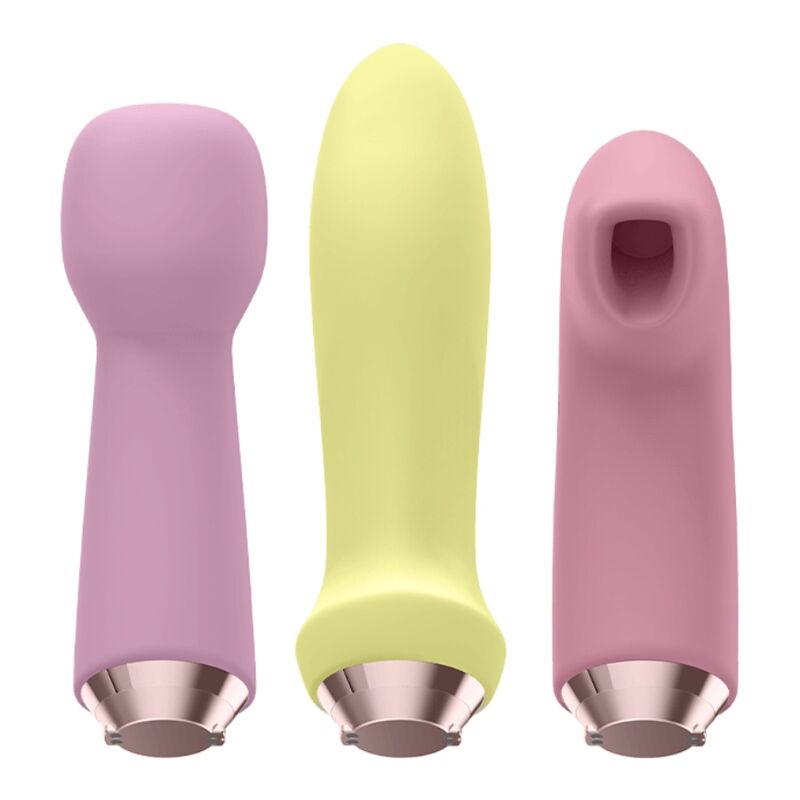 SATISFYER - MARVELOUS FOUR VIBRATOR & AIR PULSE SET - NOCTURNA DESIRES