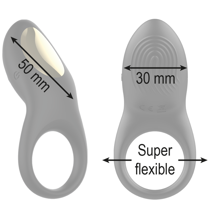 IBIZA - FULL CONTACT REMOTE CONTROL VIBRATING RING - NOCTURNA DESIRES