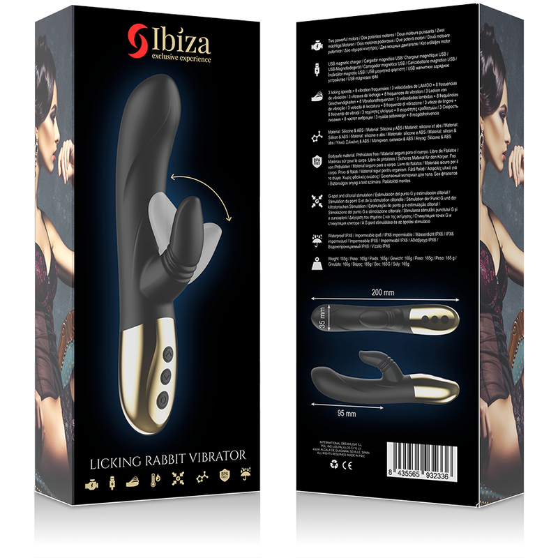 IBIZA - VIBRATOR NEW EXPERIENCE WITH LICKING RABBIT - NOCTURNA DESIRES