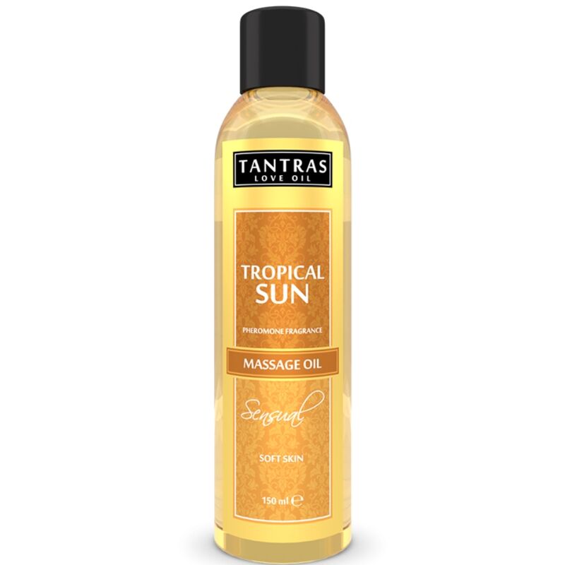 INTIMATELINE - TANTRAS LOVE OIL TROPICAL SUN MASSAGE OIL 150 ML - NOCTURNA DESIRES