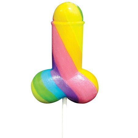 PRIDE - SPENCER & FLEETWOOD RAINBOW COCK LGBT LOLLIPOP - NOCTURNA DESIRES