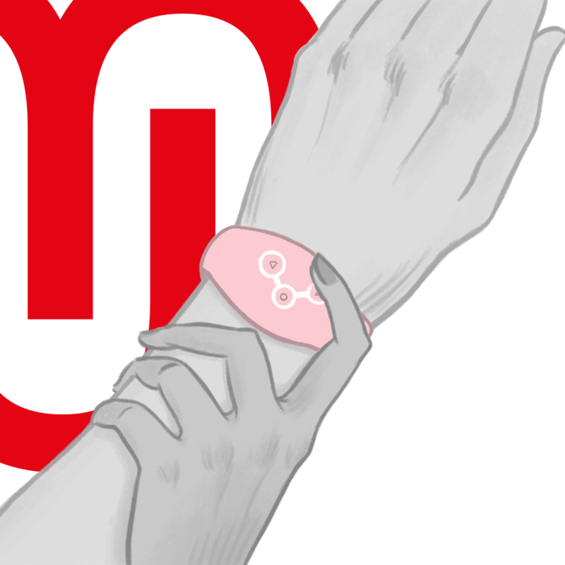 WATCHME - WIRELESS TECHNOLOGY WATCH SOFT PINK - NOCTURNA DESIRES