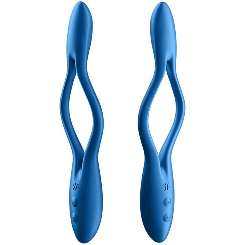 SATISFYER - ELASTIC GAME MULTI VIBRATOR BLUE - NOCTURNA DESIRES