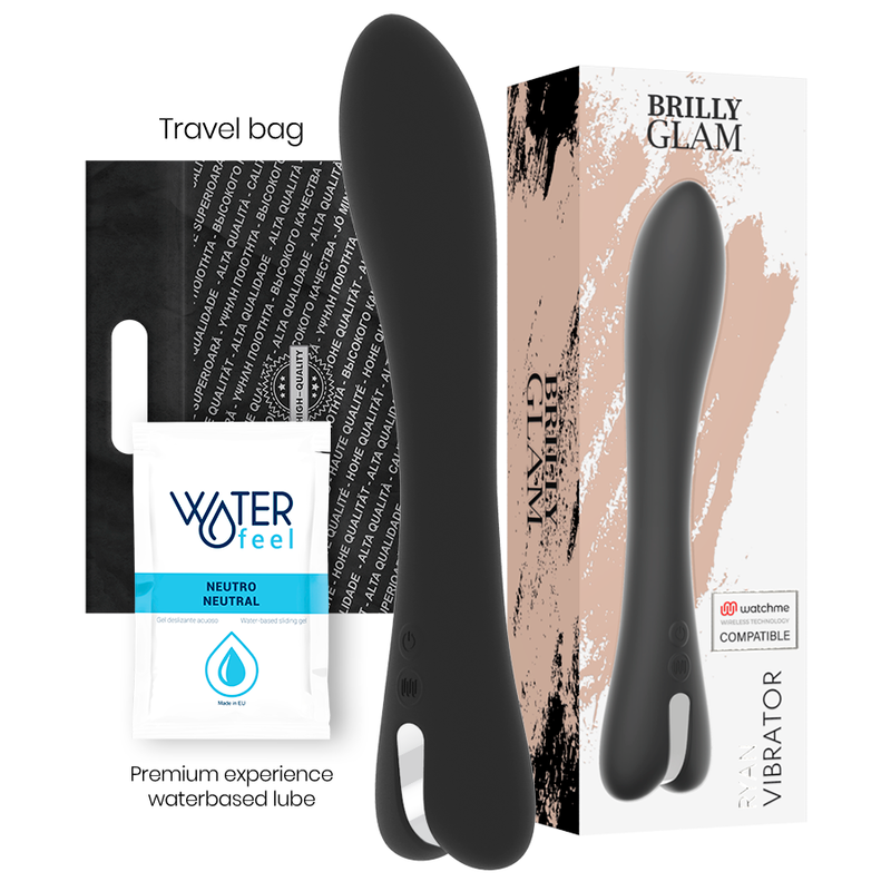 BRILLY GLAM - RYAN VIBRATOR WATCHME WIRELESS TECHNOLOGY COMPATIBLE - NOCTURNA DESIRES