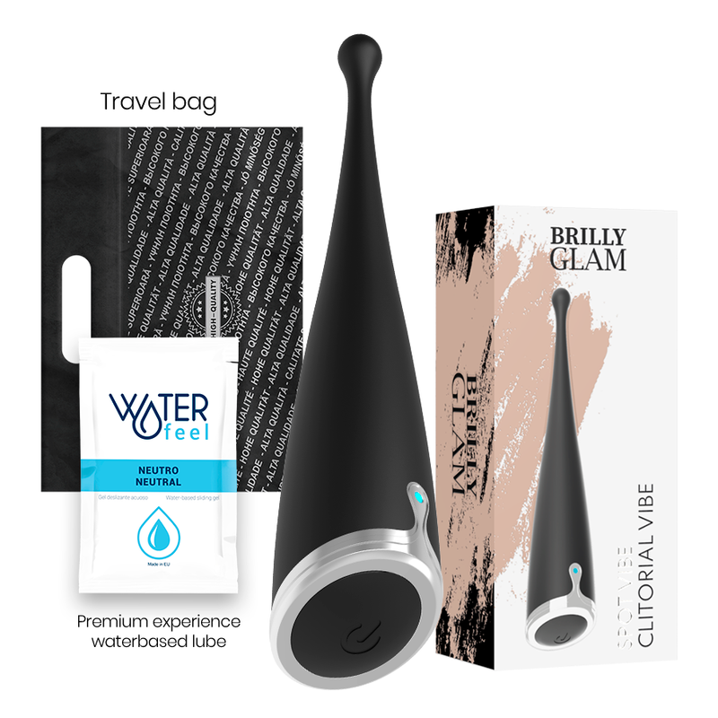 BRILLY GLAM - SPOT VIBE CLITORIAL BLACK - NOCTURNA DESIRES