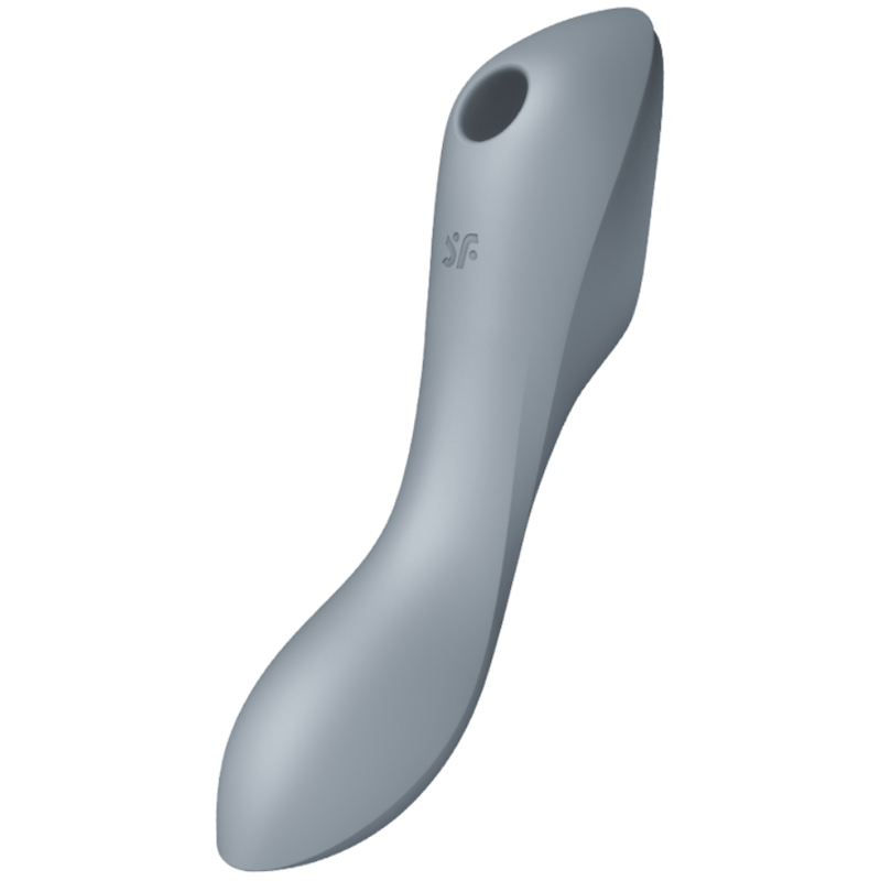 SATISFYER - CURVY TRINITY 3 AIR PULSE VIBRATOR GREY - NOCTURNA DESIRES