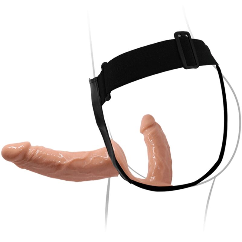 BAILE - ULTRA PASSIONATE DOUBLE DILDOS WITH HARNESS - NOCTURNA DESIRES