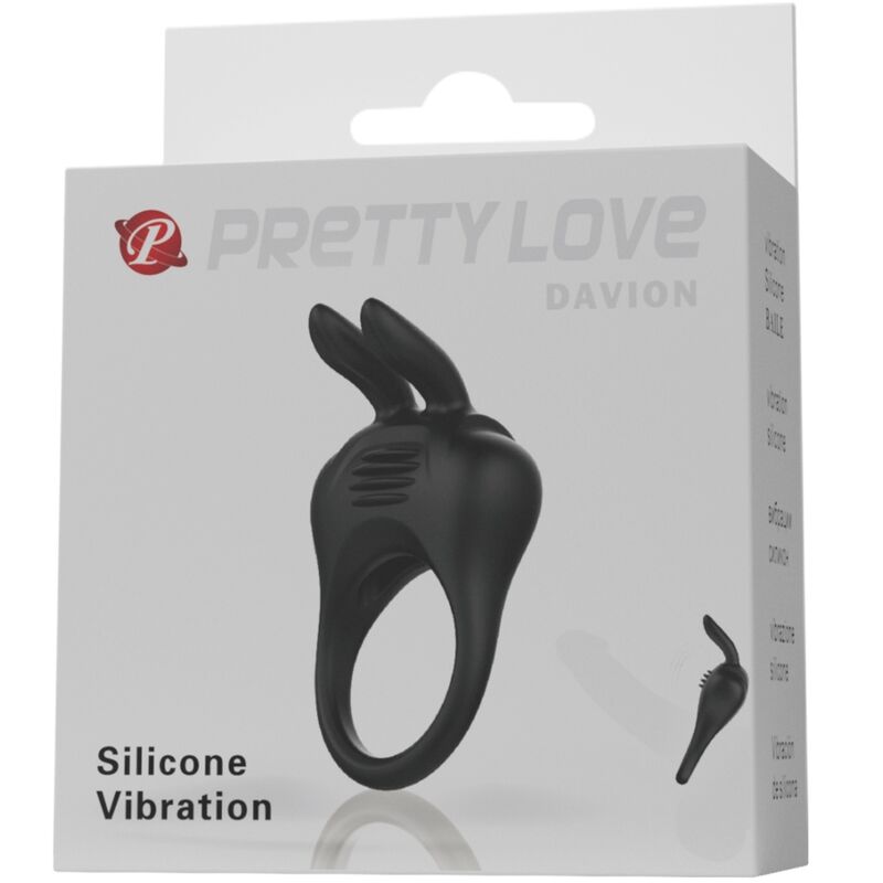 PRETTY LOVE - DAVION RABBIT VIBRATOR RING - NOCTURNA DESIRES
