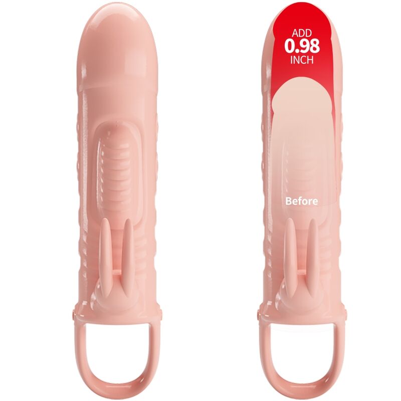 PRETTY LOVE - SLOANE NATURAL RABBIT PENIS SHEATH - NOCTURNA DESIRES