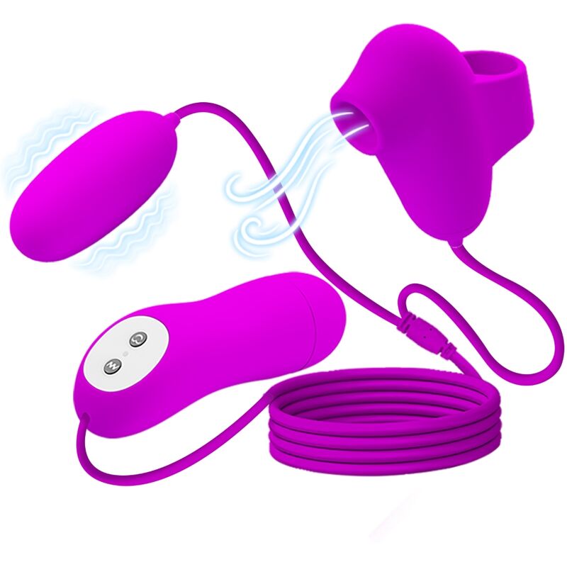 PRETTY LOVE - VIBRATING BULLET AND SUCTION CUP - NOCTURNA DESIRES