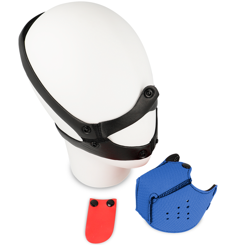 OHMAMA FETISH DOG MUZZLE - BLUE - NOCTURNA DESIRES