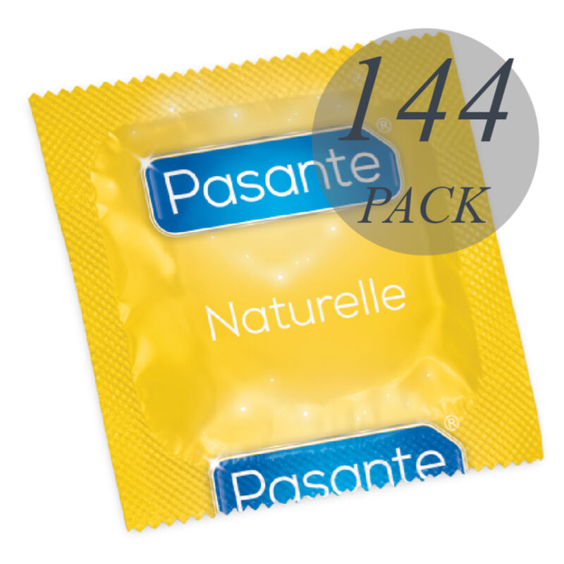 PASANTE - CONDOMS NATURELLE BAG 144 UNITS - NOCTURNA DESIRES