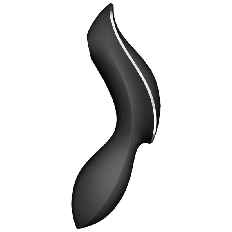 SATISFYER - CURVY TRINITY 2 AIR PULSE VIBRATOR BLACK - NOCTURNA DESIRES