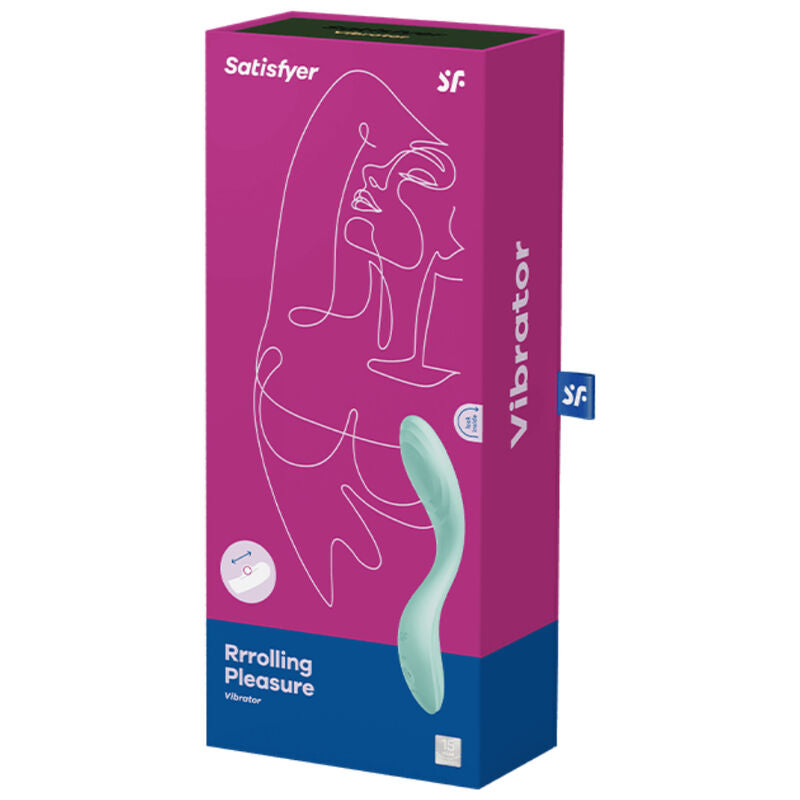 SATISFYER - RRROLLING PLEASURE GSPOT VIBRATOR GREEN - NOCTURNA DESIRES