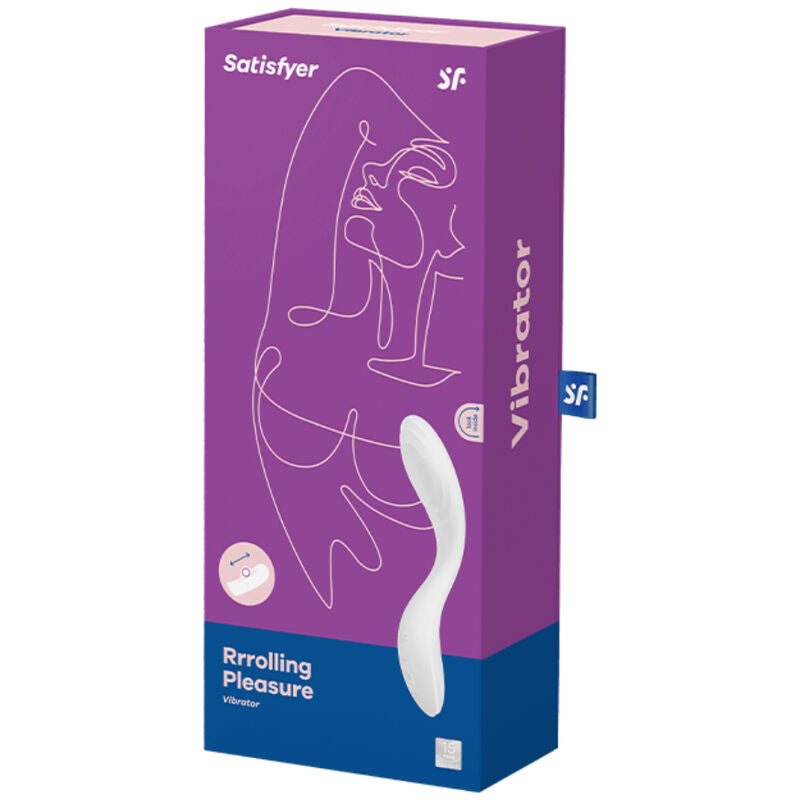 SATISFYER - RRROLLING PLEASURE GSPOT VIBRATOR WHITE SATISFYER VIBRATOR NOCTURNA DESIRES