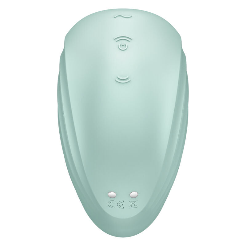 SATISFYER - PEARL DIVER AIR PULSE STIMULATOR & VIBRATOR GREEN SATISFYER AIR PULSE NOCTURNA DESIRES