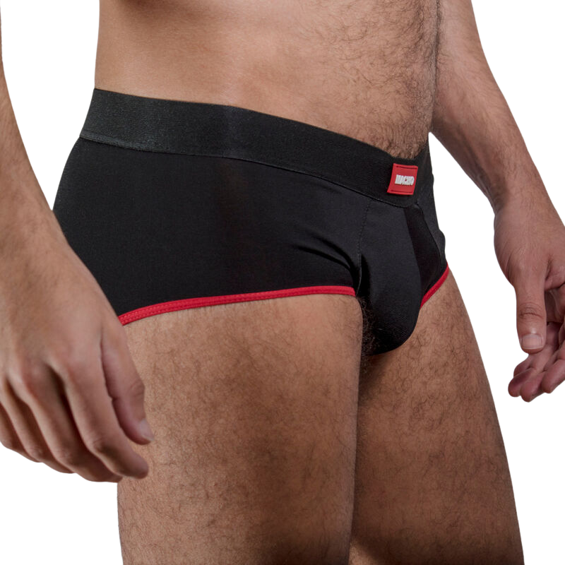 MACHO - MS24R UNDERPANTS BRIEF DARK RED S - NOCTURNA DESIRES