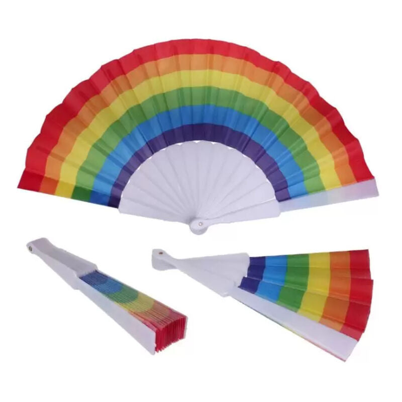 PRIDE - LGBT FLAG FABRIC FAN - NOCTURNA DESIRES
