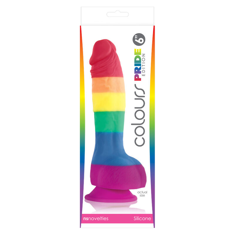 PRIDE - LGBT FLAG DILDO 15 CM - NOCTURNA DESIRES