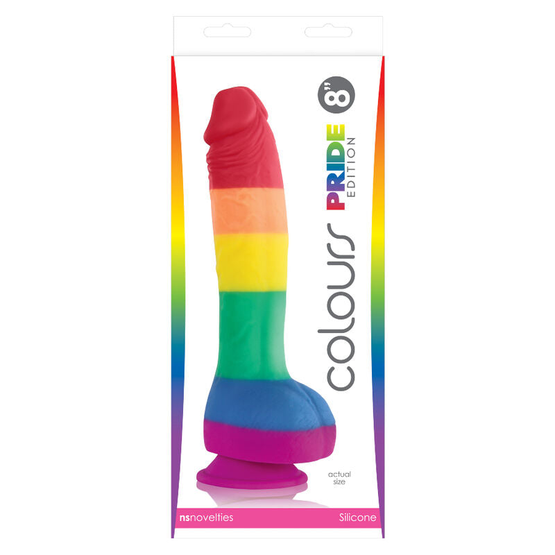 PRIDE - LGBT FLAG DILDO 19 CM - NOCTURNA DESIRES