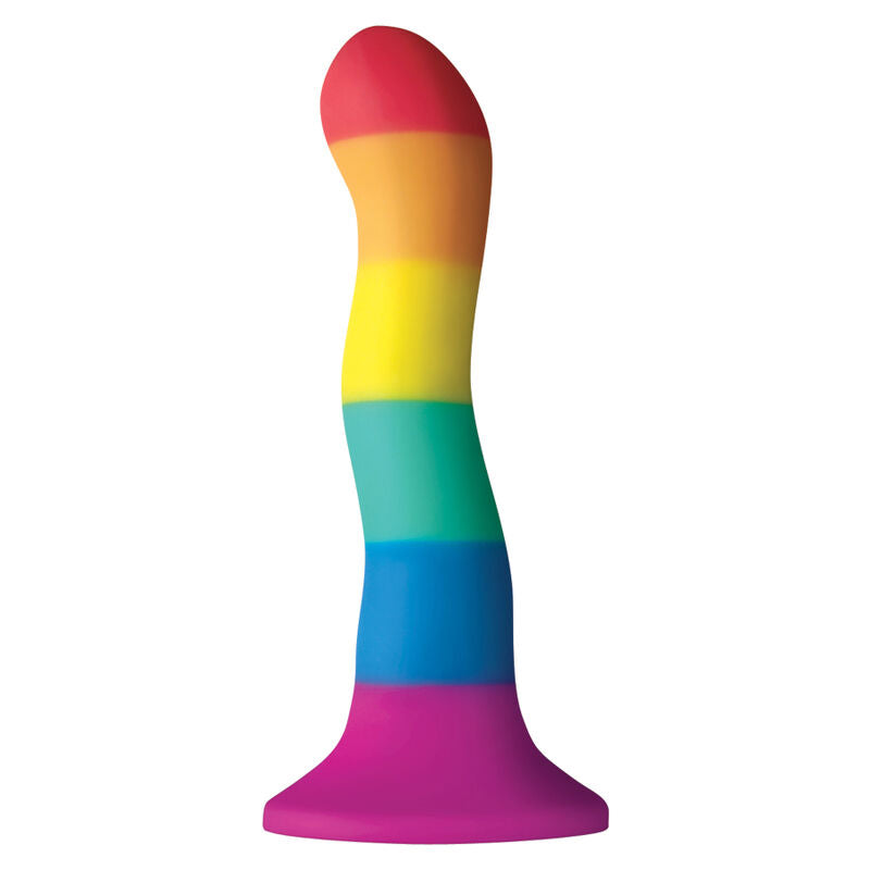 PRIDE - LGBT FLAG DILDO WAVE 17 CM - NOCTURNA DESIRES
