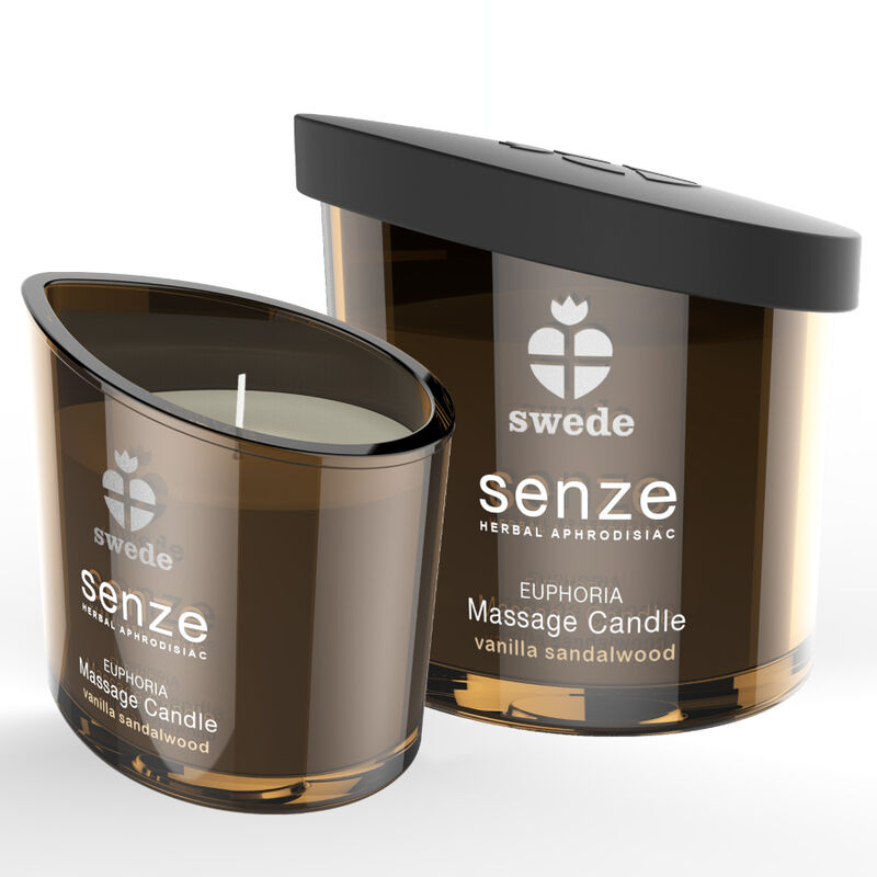 SWEDE - SENZE EUPHORIA MASSAGE CANDLE - VANILLA, SANDALWOOD - NOCTURNA DESIRES