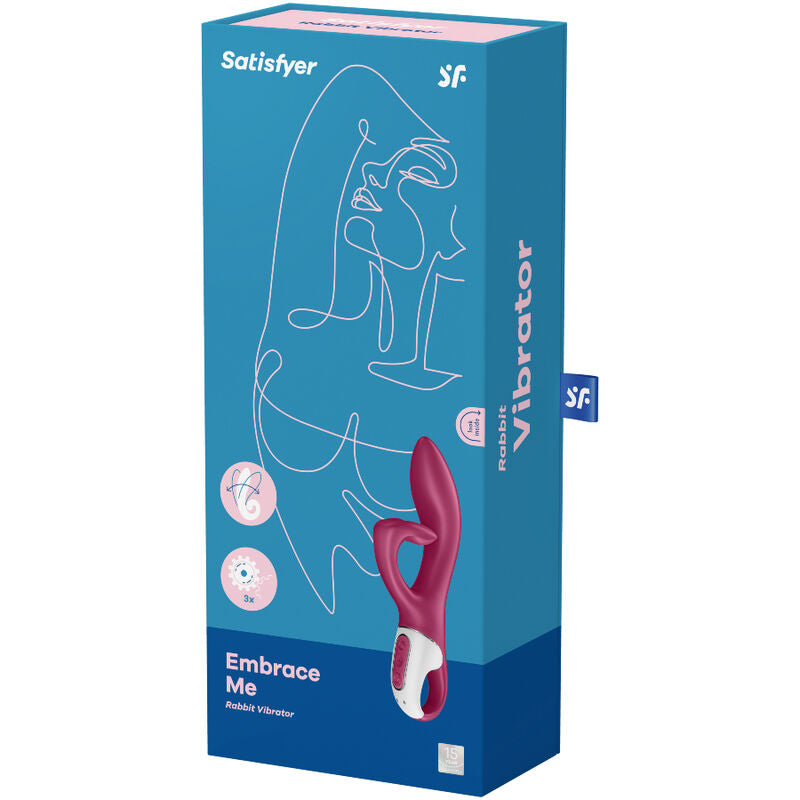 SATISFYER - EMBRACE ME GSPOT VIBRATOR BERRY - NOCTURNA DESIRES