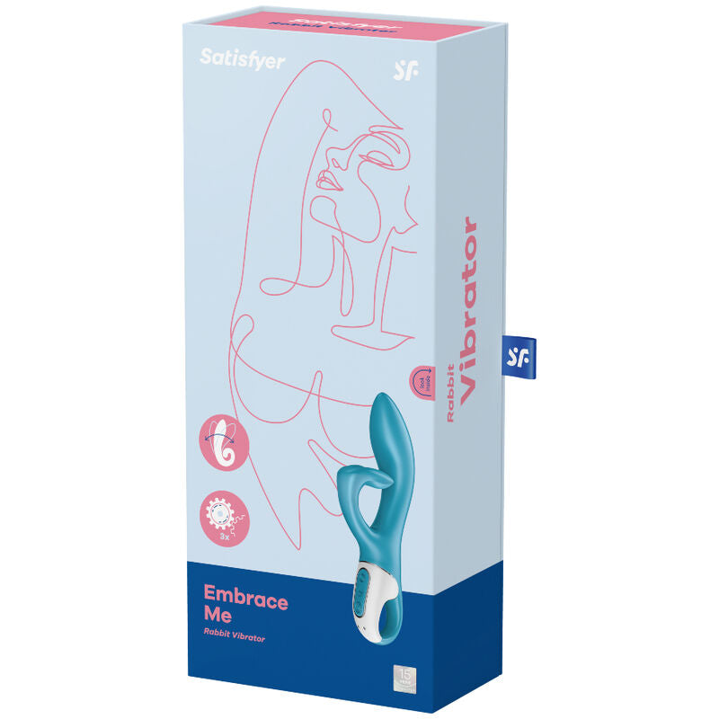 SATISFYER - EMBRACE ME GSPOT VIBRATOR TURQUOISE - NOCTURNA DESIRES