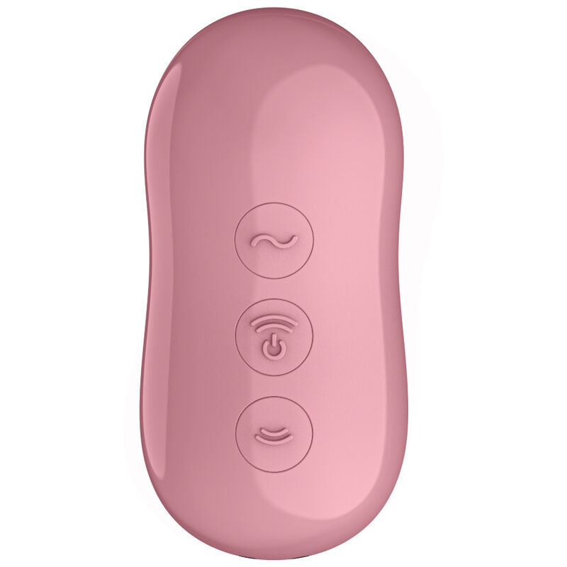 SATISFYER - COTTON CANDY AIR PULSE STIMULATOR & VIBRATOR PINK - NOCTURNA DESIRES