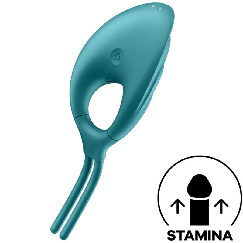 SATISFYER - SWORDSMAN RING VIBRATOR GREEN - NOCTURNA DESIRES