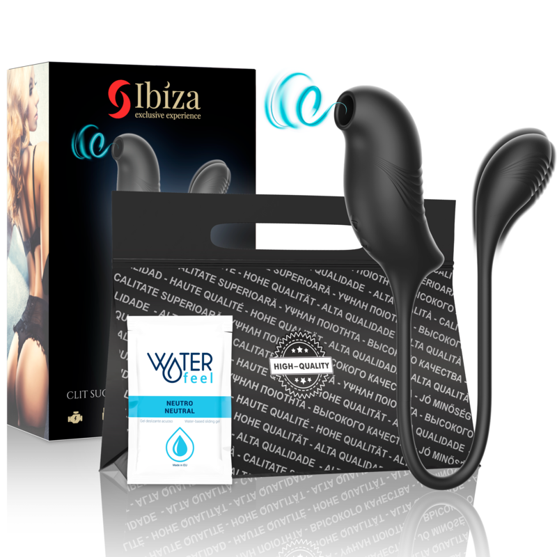 IBIZA - MAGIC CLITORIS SUCTION AND VIBRATION STIMULATOR - NOCTURNA DESIRES