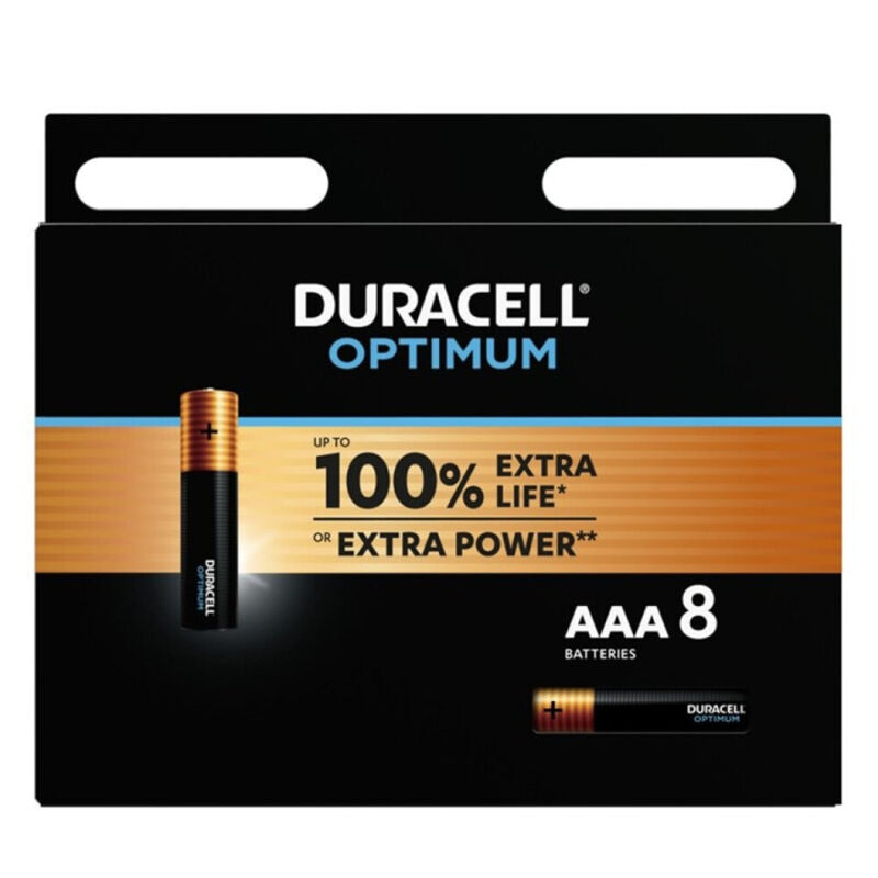 DURACELL - OPTIMUM ALKALINE BATTERY AAA LR03 8 UNIT - NOCTURNA DESIRES