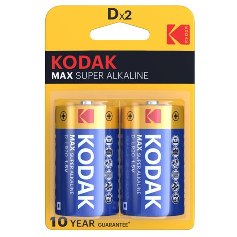 KODAK - MAX ALKALINE BATTERY D LR20 2 UNIT - NOCTURNA DESIRES