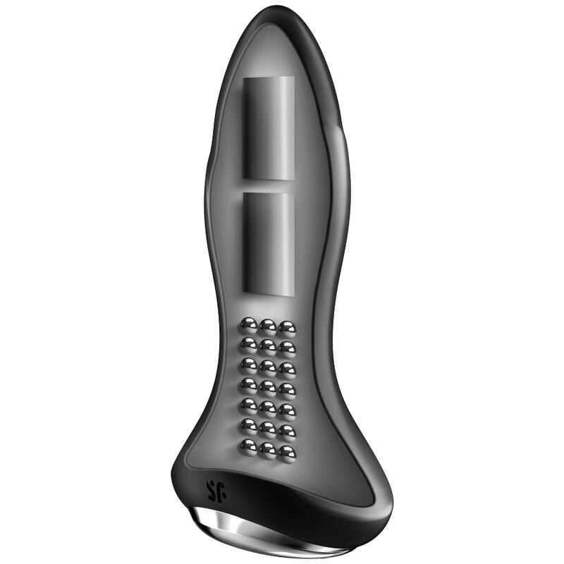 SATISFYER - ROTATOR PLUG 1+ VIBRATING PLUG APP BLACK - NOCTURNA DESIRES