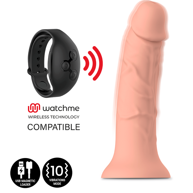 MYTHOLOGY - ASHER ORIGINAL DILDO S - VIBRATOR COMPATIBLE WITH WATCHME WIRELESS TECHNOLOGY - NOCTURNA DESIRES