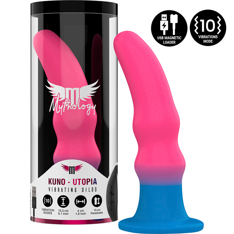 MYTHOLOGY - KUNO UTOPIA DILDO M - VIBRATOR COMPATIBLE WITH WATCHME WIRELESS TECHNOLOGY - NOCTURNA DESIRES