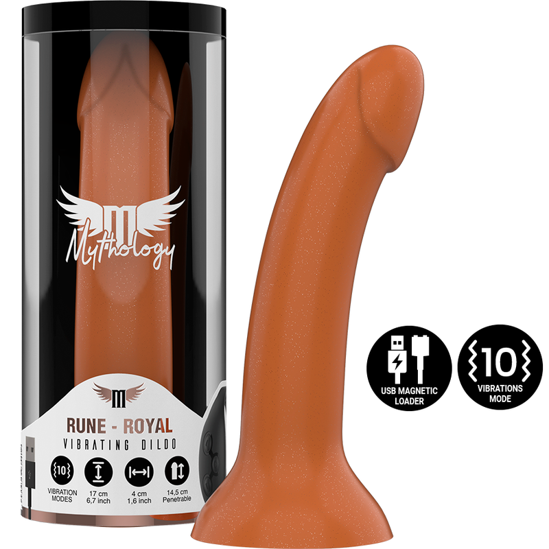 MYTHOLOGY - RUNE ROYAL DILDO M - VIBRATOR WATCHME WIRELESS TECHNOLOGY COMPATIBLE - NOCTURNA DESIRES