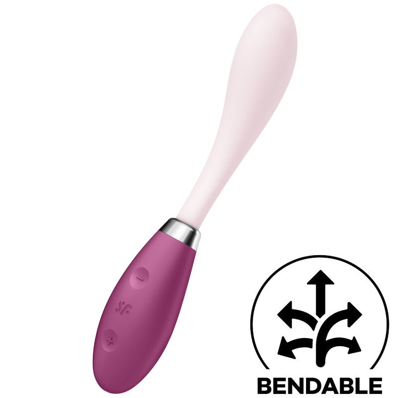 SATISFYER - G-SPOT FLEX 3 MULTI VIBRATOR RED - NOCTURNA DESIRES