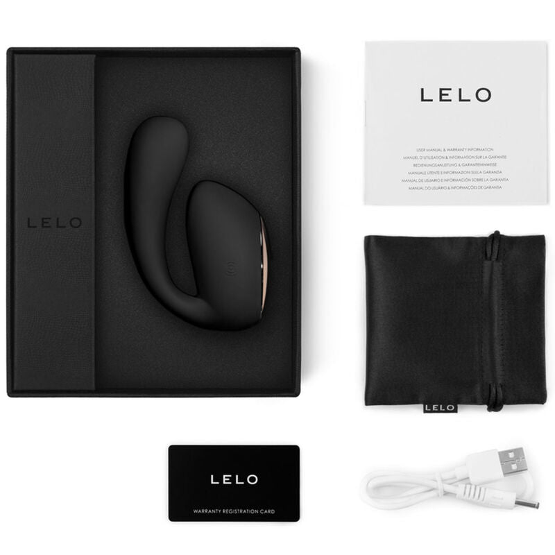 LELO - IDA WAVE COUPLES MASSAGER BLACK - NOCTURNA DESIRES