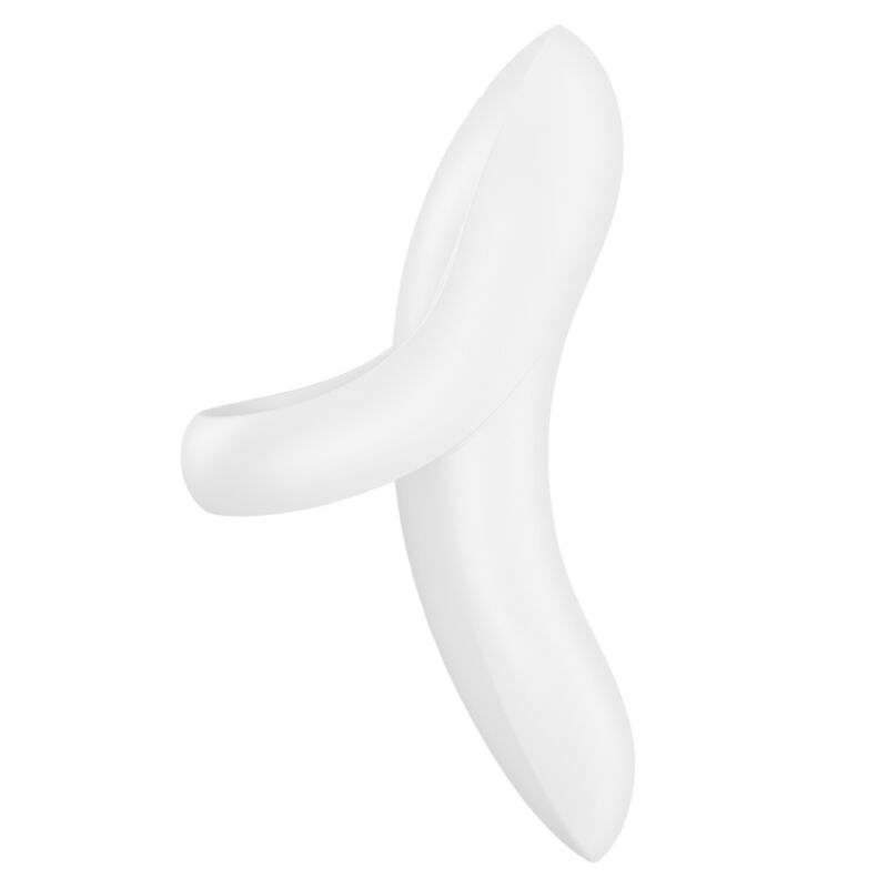 SATISFYER - BOLD LOVER FINGER VIBRATOR WHITE - NOCTURNA DESIRES