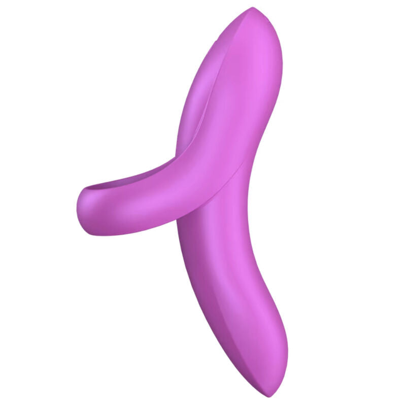 SATISFYER - BOLD LOVER FINGER VIBRATOR PINK - NOCTURNA DESIRES