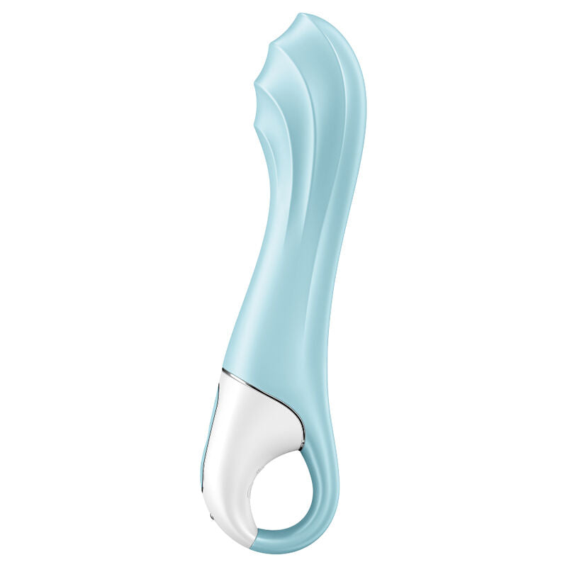 SATISFYER - AIR PUMP VIBRATOR 5+ INFLATABLE G-SPOT VIBRATOR APP BLUE - NOCTURNA DESIRES