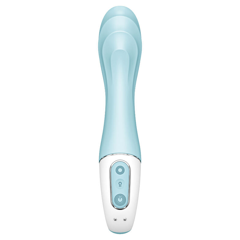 SATISFYER - AIR PUMP VIBRATOR 5+ INFLATABLE G-SPOT VIBRATOR APP BLUE - NOCTURNA DESIRES