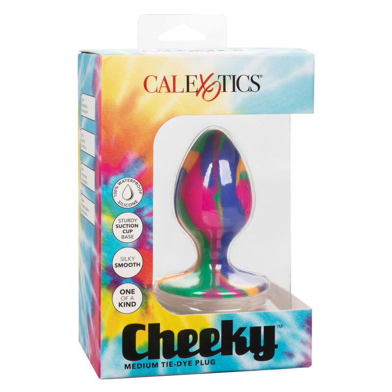 CALEXOTICS - CHEEKY MEDIUM TIE-DYE PLUG ANAL - NOCTURNA DESIRES