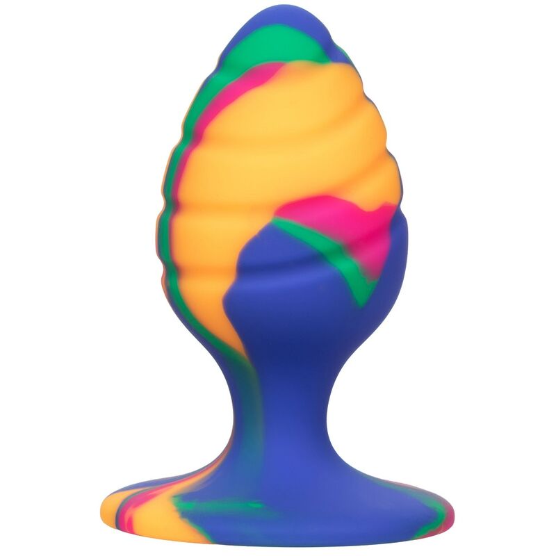 CALEXOTICS - CHEEKY MEDIUM SWIRL ANAL PLUG - NOCTURNA DESIRES