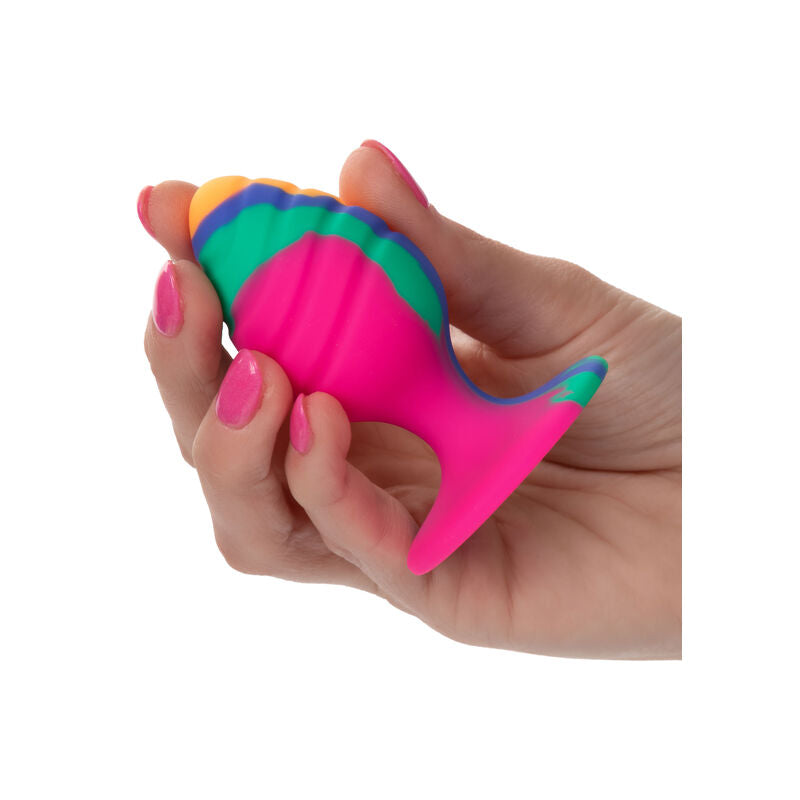CALEXOTICS - CHEEKY MEDIUM SWIRL ANAL PLUG - NOCTURNA DESIRES