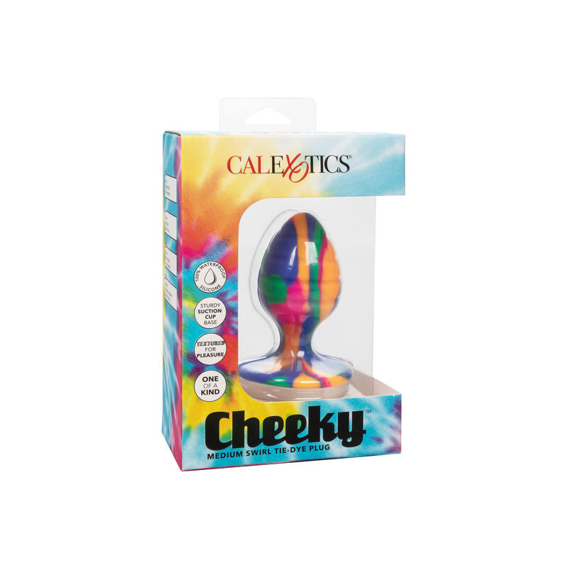 CALEXOTICS - CHEEKY MEDIUM SWIRL ANAL PLUG - NOCTURNA DESIRES
